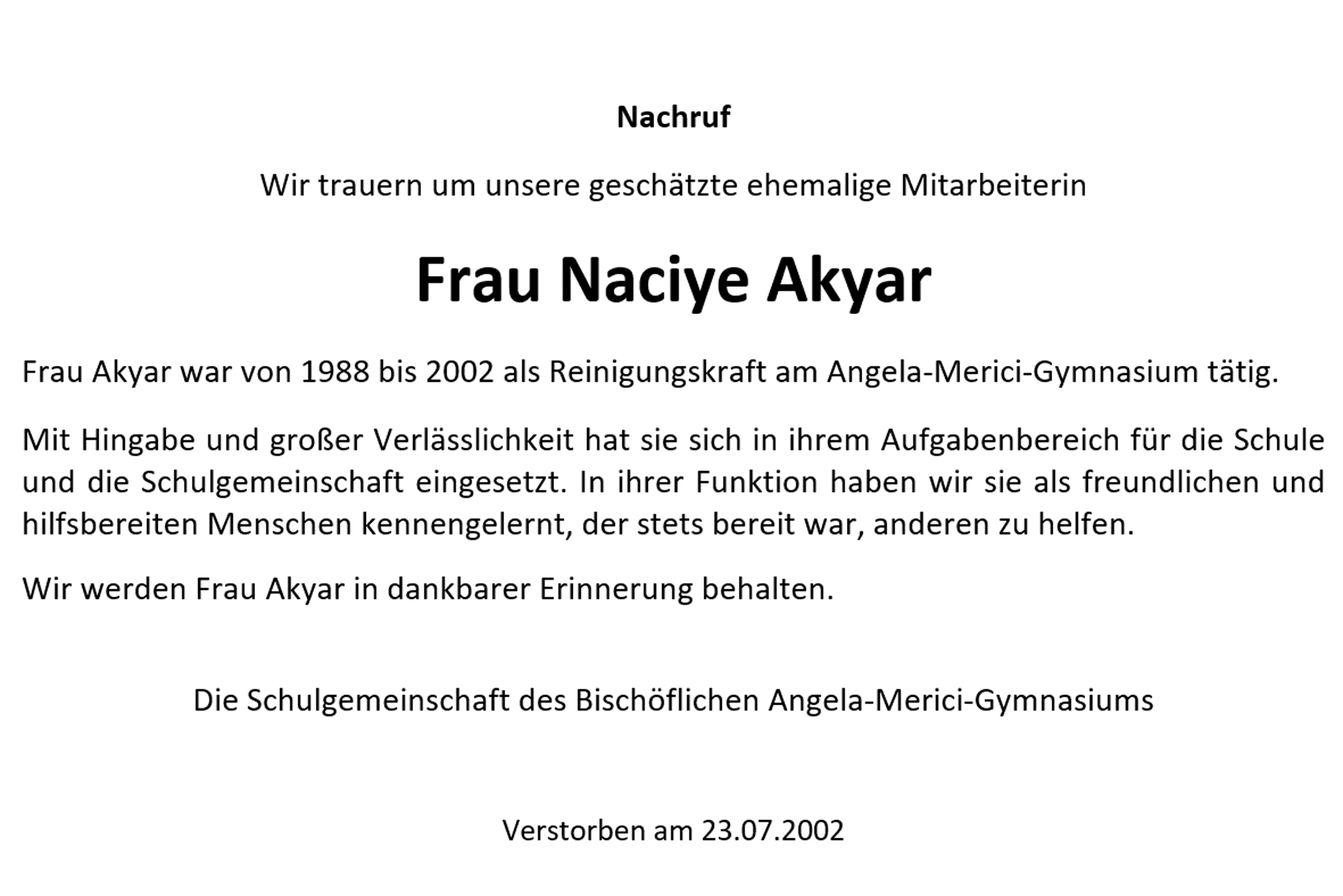 Naciye Akyar