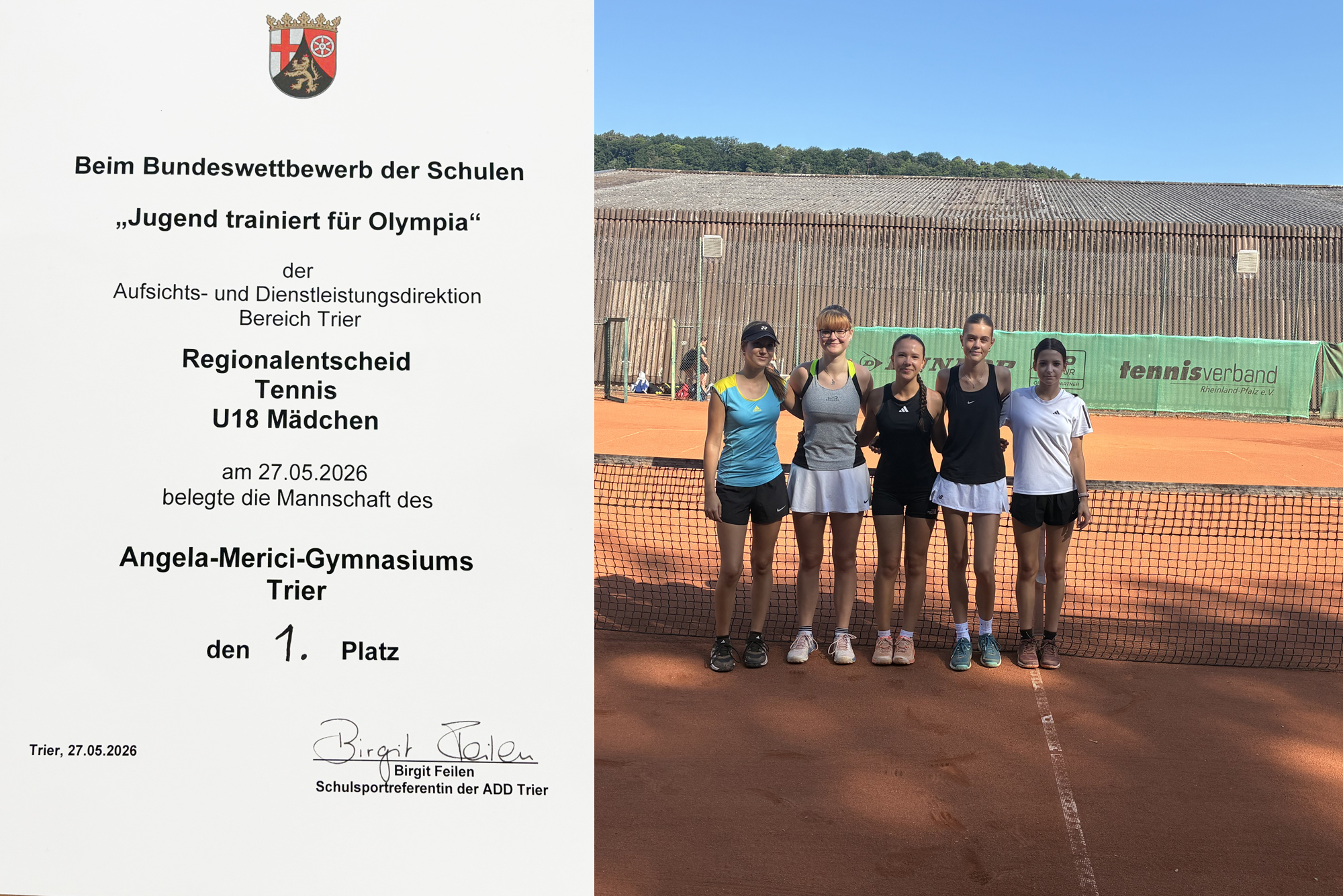 1. Platz im Regionalentscheid